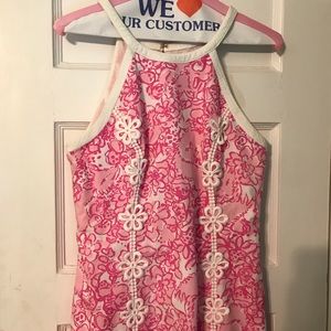 Lilly Pulitzer Pink and White Dress